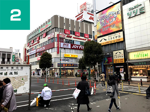 げんき堂整骨院 イオンモール川口前川 道順2