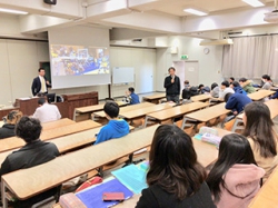 関東学園大学講義「地方創生とプロスポーツ」弊社取締役が登壇